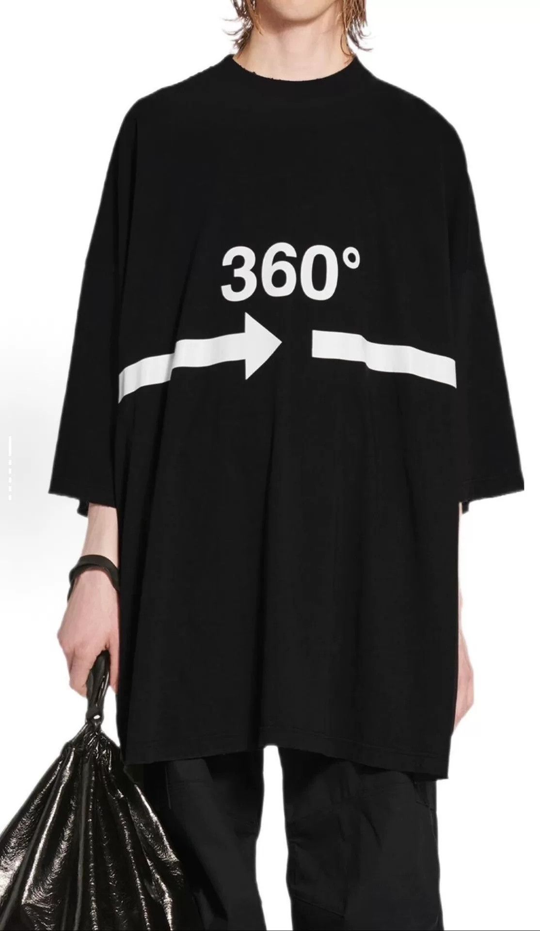 Balenciaga Balenciaga Oversized Short-Sleeve T-Shirt Size US S / EU 44-46 / 1 - 2 Thumbnail