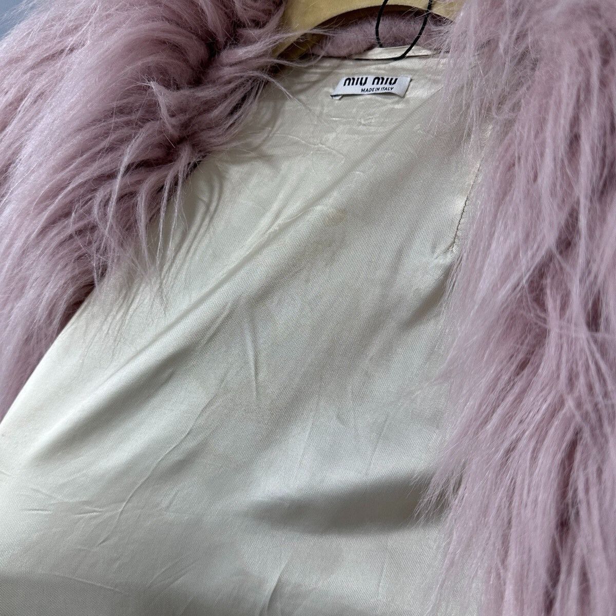 Miu Miu Miu Miu Pink Fur Coat Size 36 Size XS / US 0-2 / IT 36-38 - 6 Thumbnail