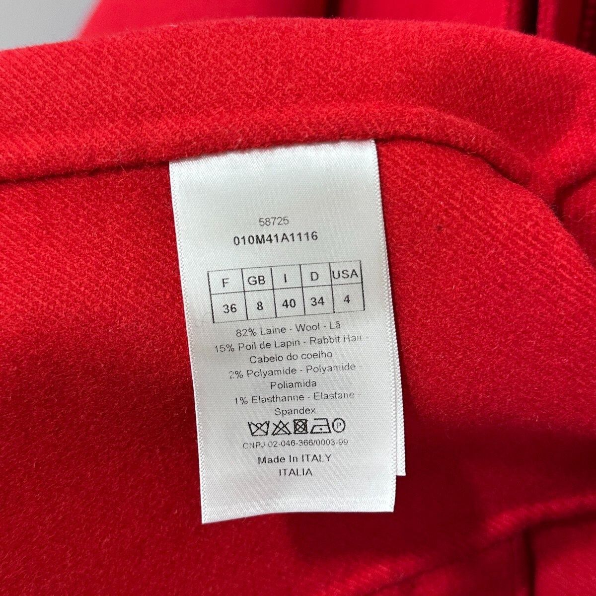 Dior Dior Red Hooded Cape Coat Size XS / US 0-2 / IT 36-38 - 5 Thumbnail