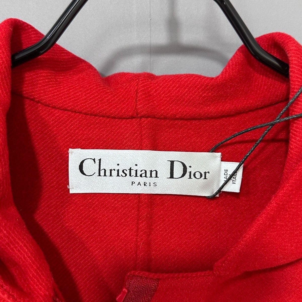 Dior Dior Red Hooded Cape Coat Size XS / US 0-2 / IT 36-38 - 4 Thumbnail