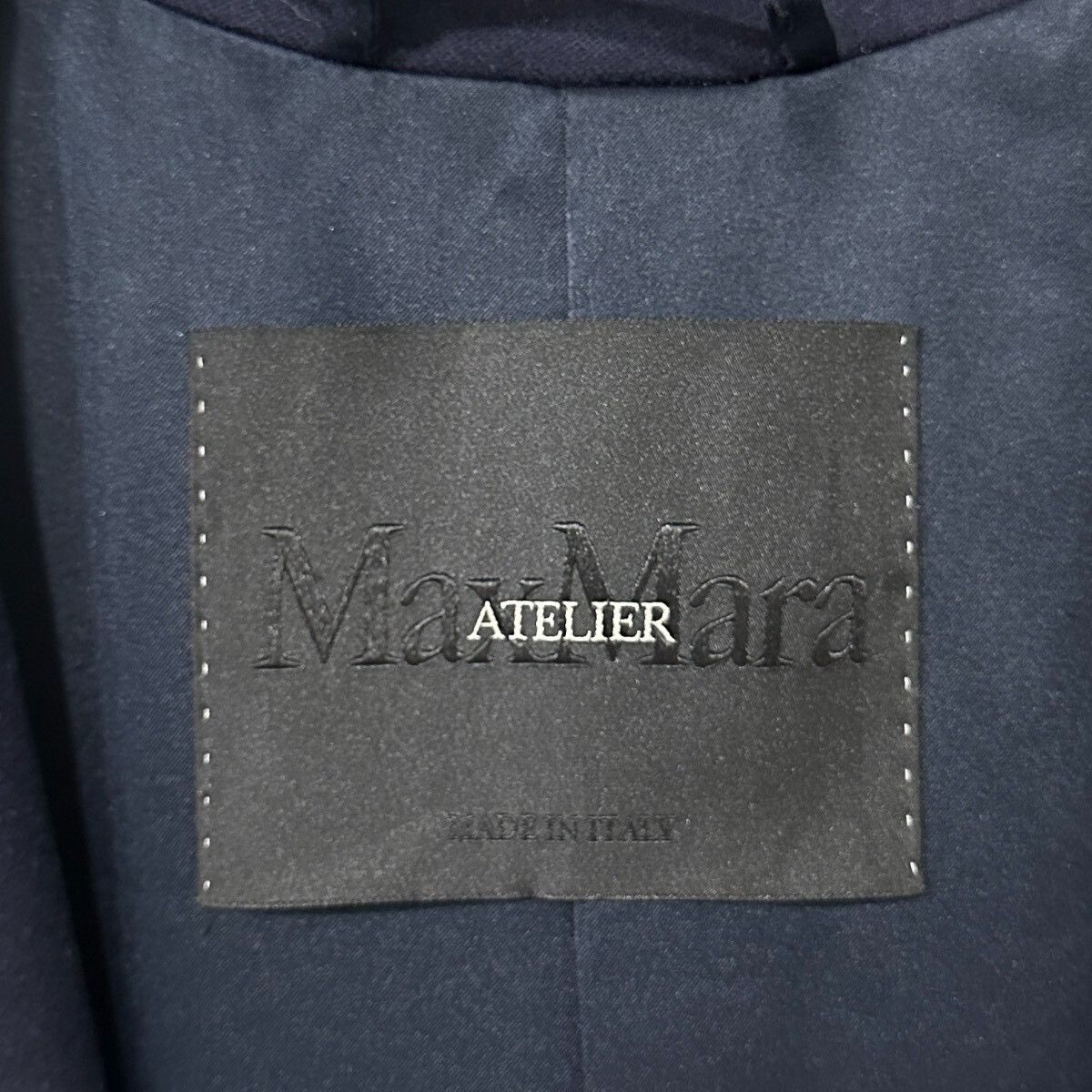Max Mara MaxMara Navy Hooded Coat Size 38 Size S / US 4 / IT 40 - 6 Thumbnail