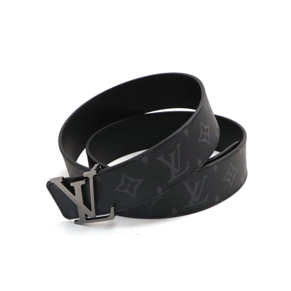 Louis Vuitton LV Men's Black Monogram Belt Size ONE SIZE - 2 Thumbnail