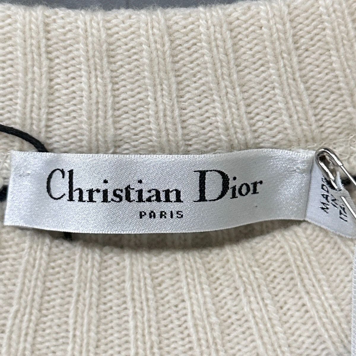 Dior Dior Black White Stripe Navy Collar Sweater Size XS / US 0-2 / IT 36-38 - 7 Thumbnail
