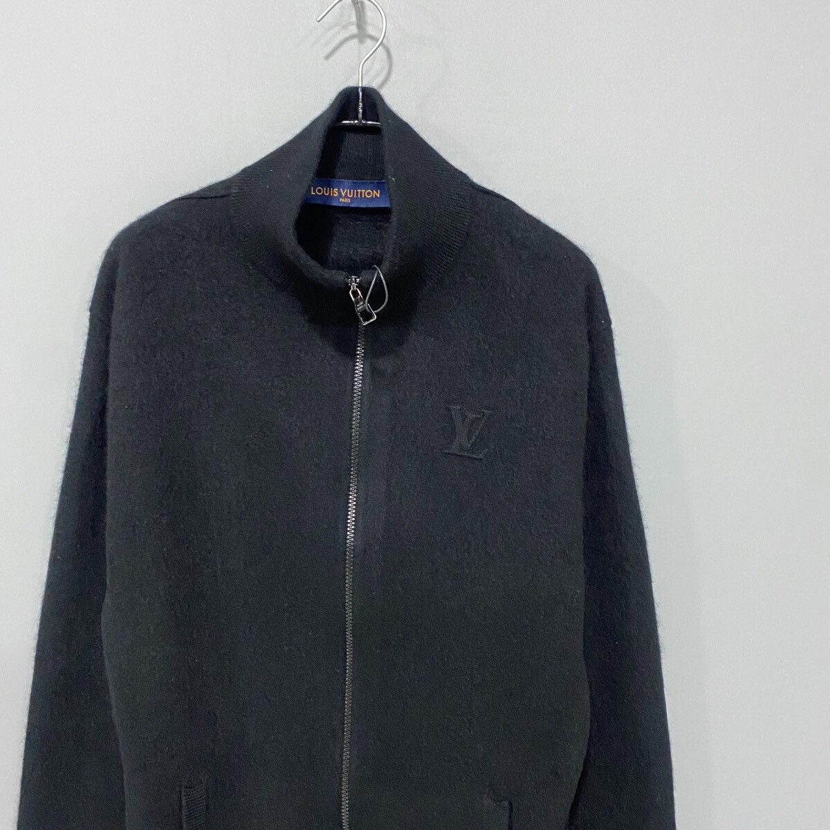 Louis Vuitton Louis Vuitton Black Zip Knit Jacket 4L Size US XL / EU 56 / 4 - 2 Thumbnail