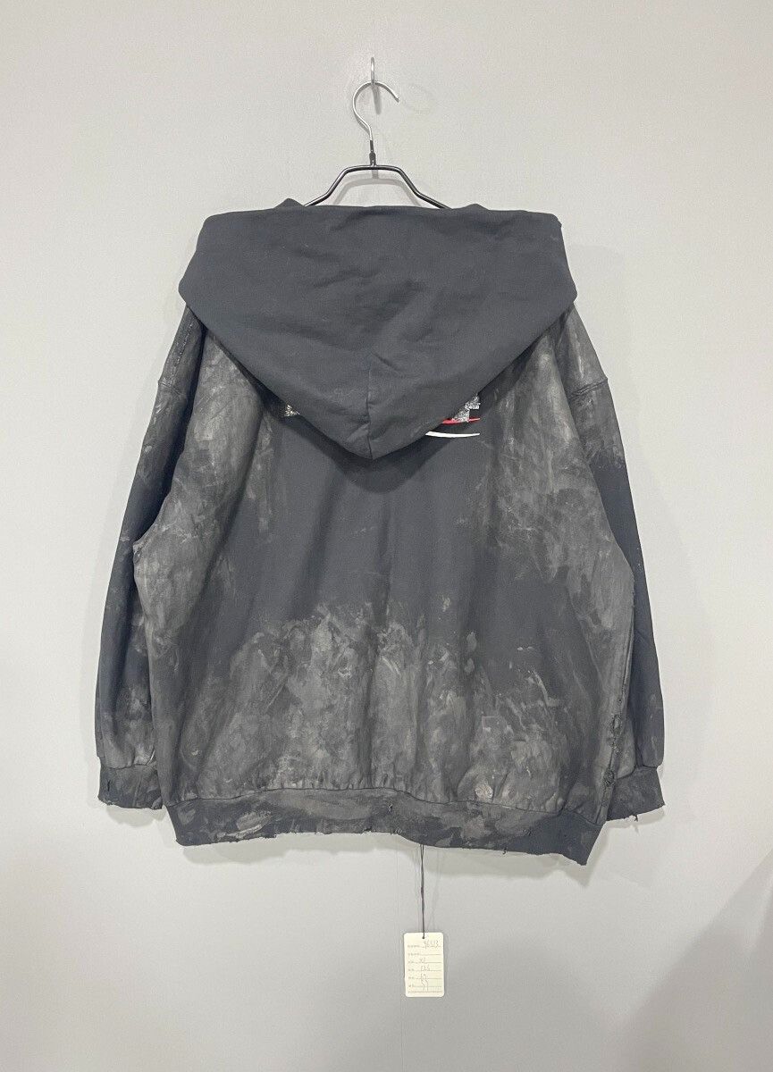 Balenciaga Balenciaga Washed Zipper Hoodie Size US XL / EU 56 / 4 - 3 Thumbnail