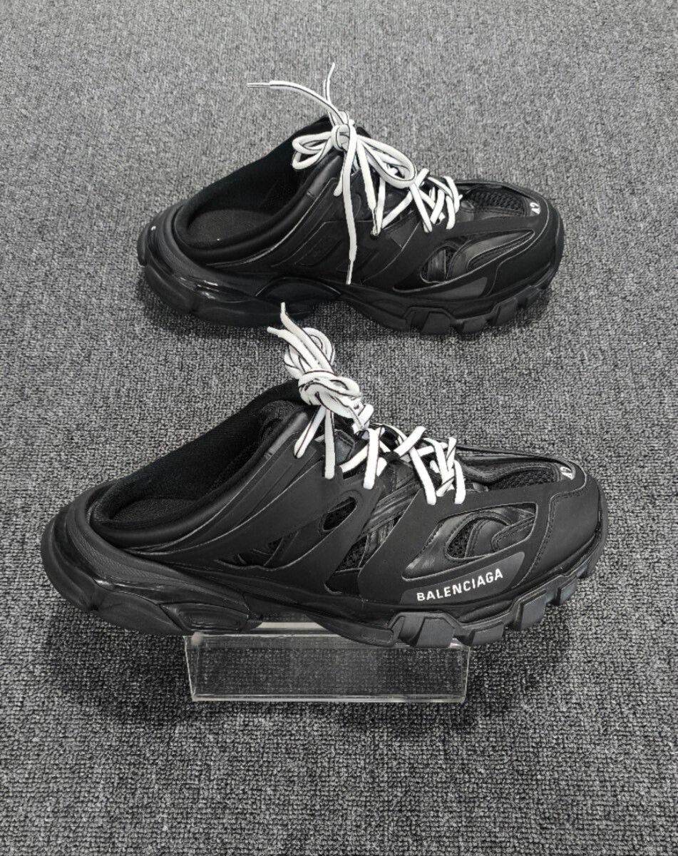 Balenciaga Balenciaga Track Mules Black Size 42 Size US 9 / EU 42 - 3 Thumbnail