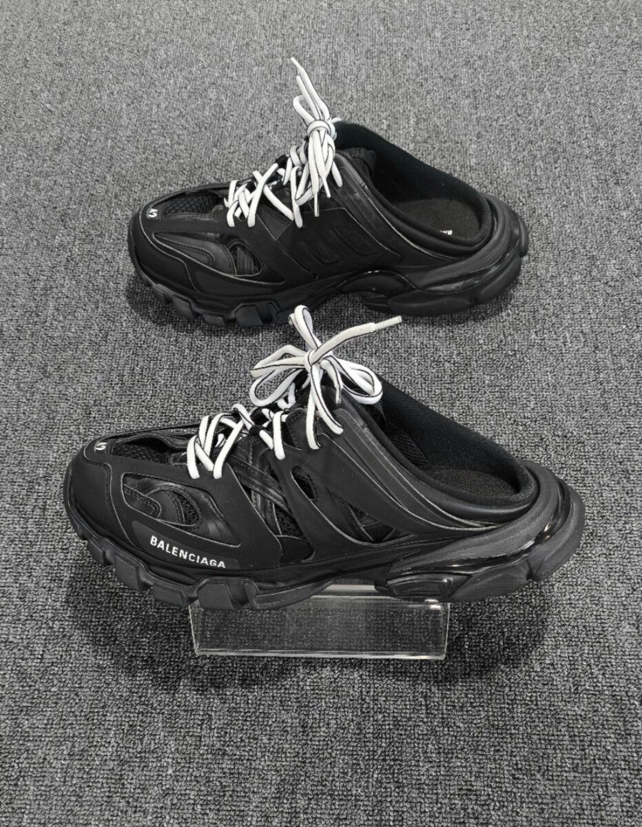 Balenciaga Balenciaga Track Mules Black Size 42 Size US 9 / EU 42 - 2 Thumbnail