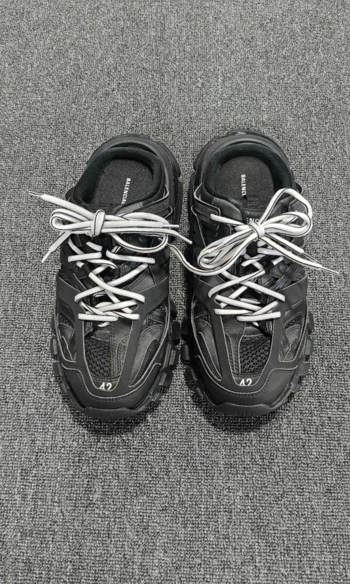 Balenciaga Balenciaga Track Mules Black Size 42 Size US 9 / EU 42 - 4 Thumbnail