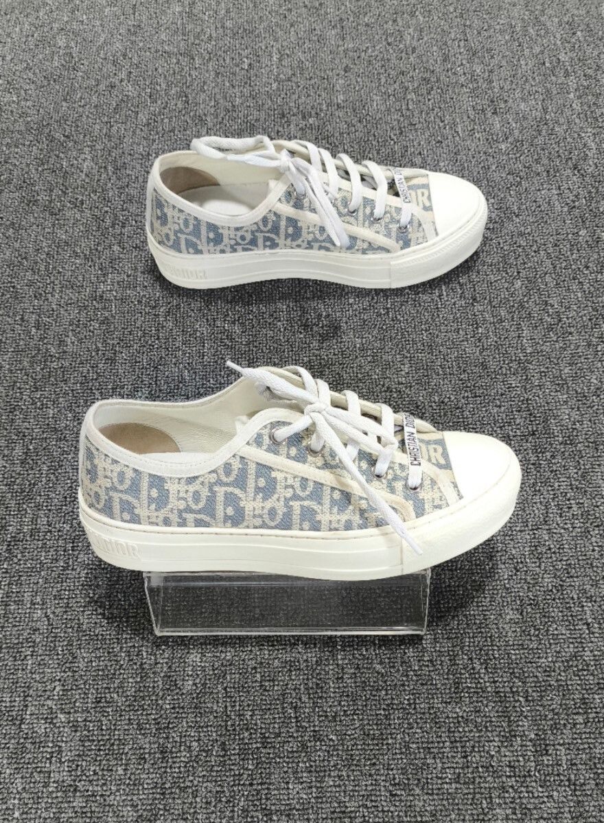 Dior Dior Walk'n'Dior Canvas Shoes Size US 4.5 / IT 34.5 - 3 Thumbnail