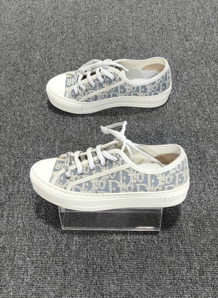 Dior Dior Walk'n'Dior Canvas Shoes Size US 4.5 / IT 34.5 - 2 Thumbnail