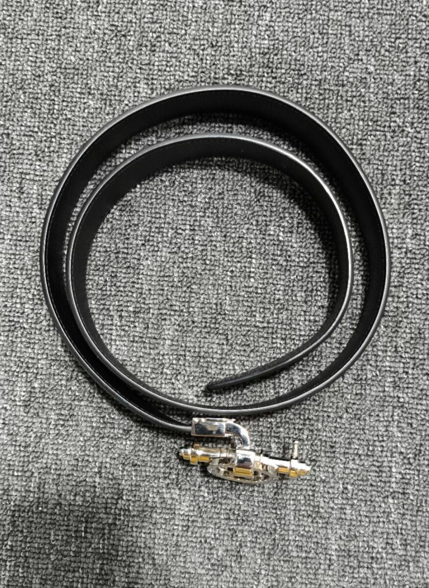 Givenchy Givenchy Silver Buckle Black Belt Size ONE SIZE - 2 Thumbnail