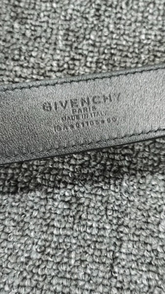 Givenchy Givenchy Silver Buckle Black Belt Size ONE SIZE - 4 Thumbnail