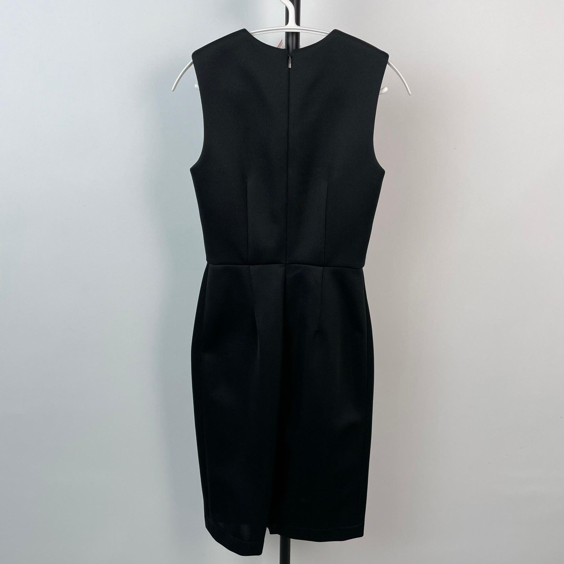 Fendi Fendi Black Silk Sleeveless Hem Split Dress Size XS / US 0-2 / IT 36-38 - 5 Thumbnail