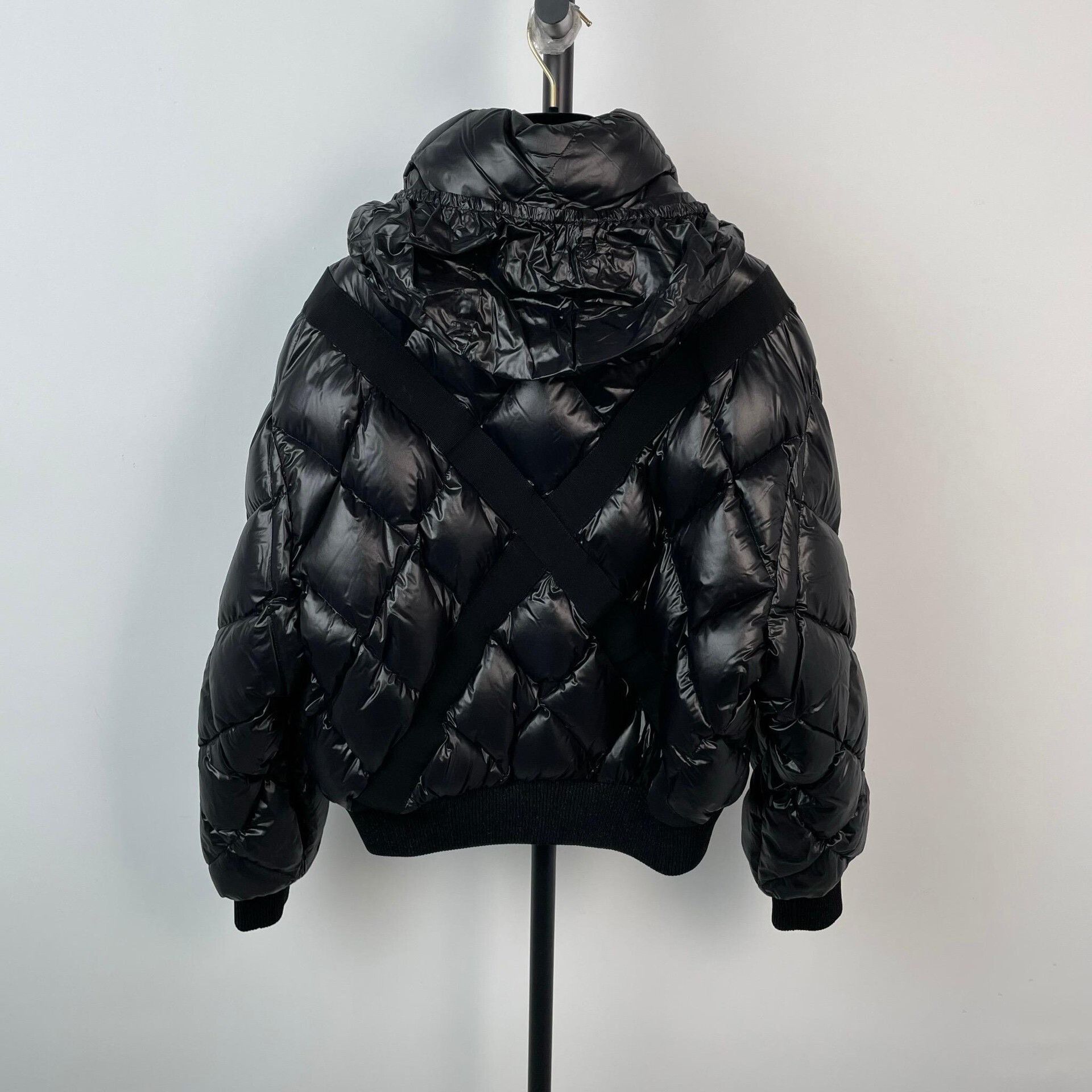 Chanel Chanel Black Stand Collar Quilted Down Jacket Size S / US 4 / IT 40 - 2 Thumbnail