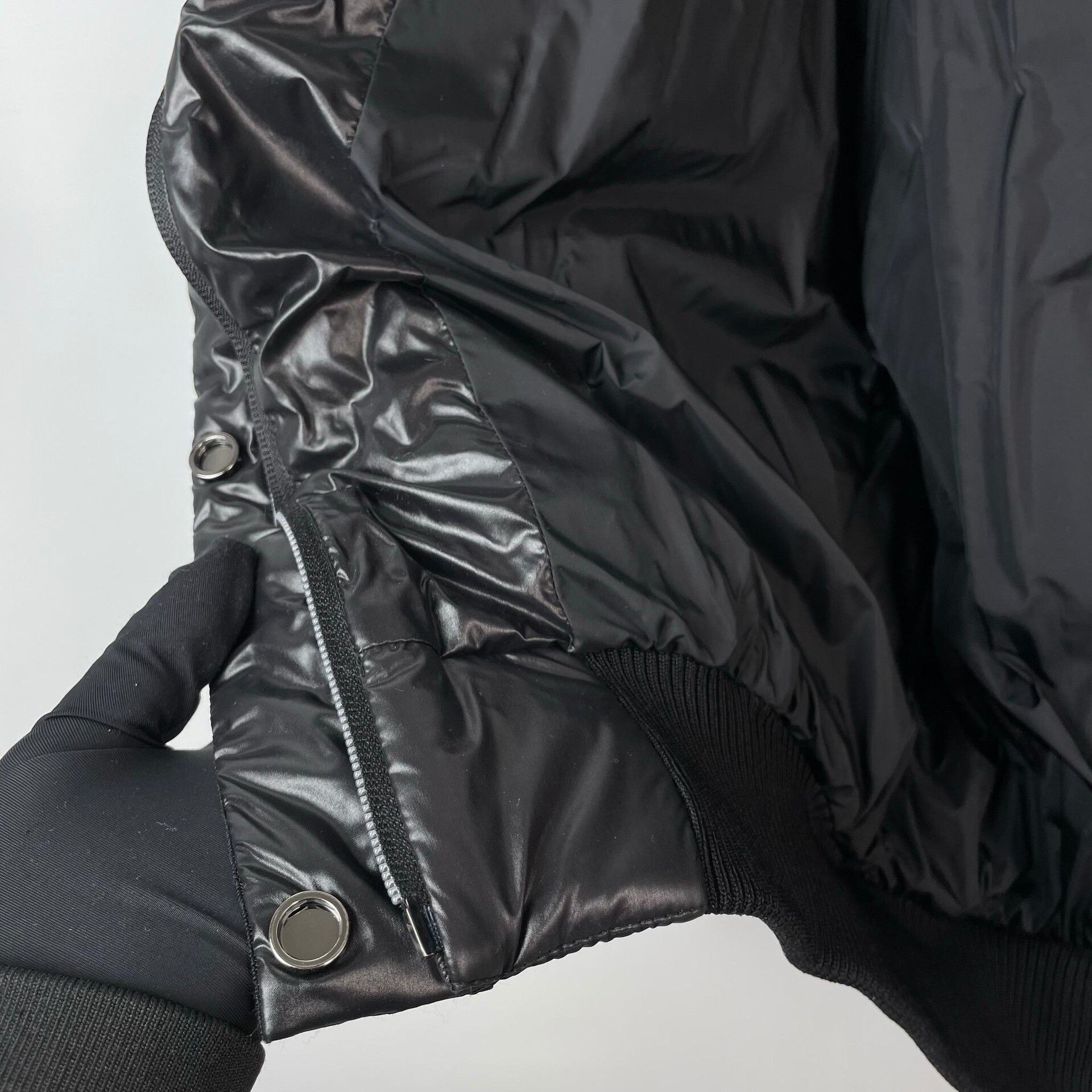 Chanel Chanel Black Stand Collar Quilted Down Jacket Size S / US 4 / IT 40 - 4 Thumbnail