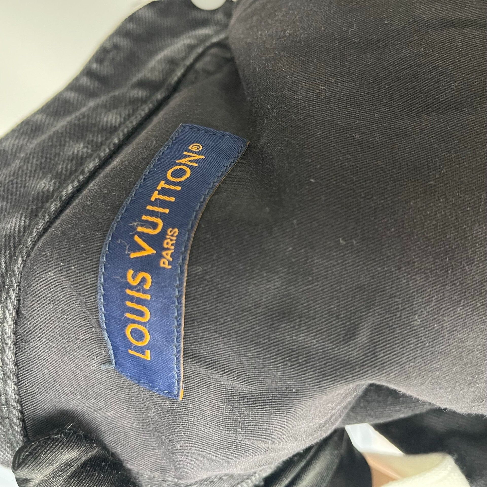 Louis Vuitton LV SS24 Black Monogram Distressed Jeans 36 Size US 36 / EU 52 - 6 Thumbnail