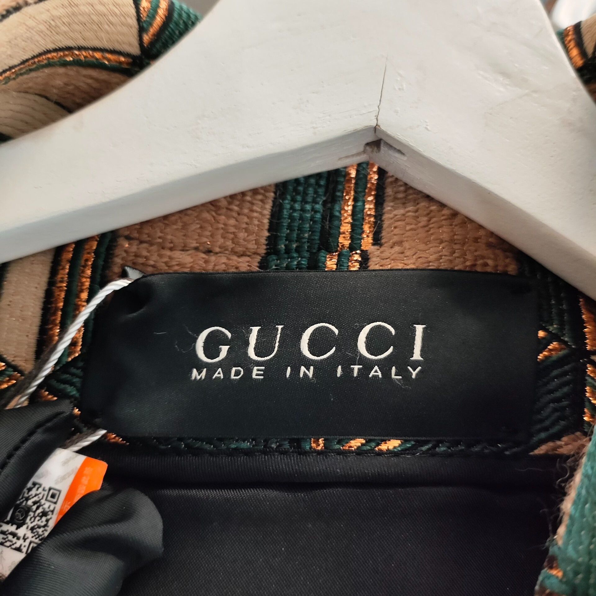 Gucci Gucci Brown Green Diamond Pattern Coat Size US XXS / EU 40 - 3 Thumbnail