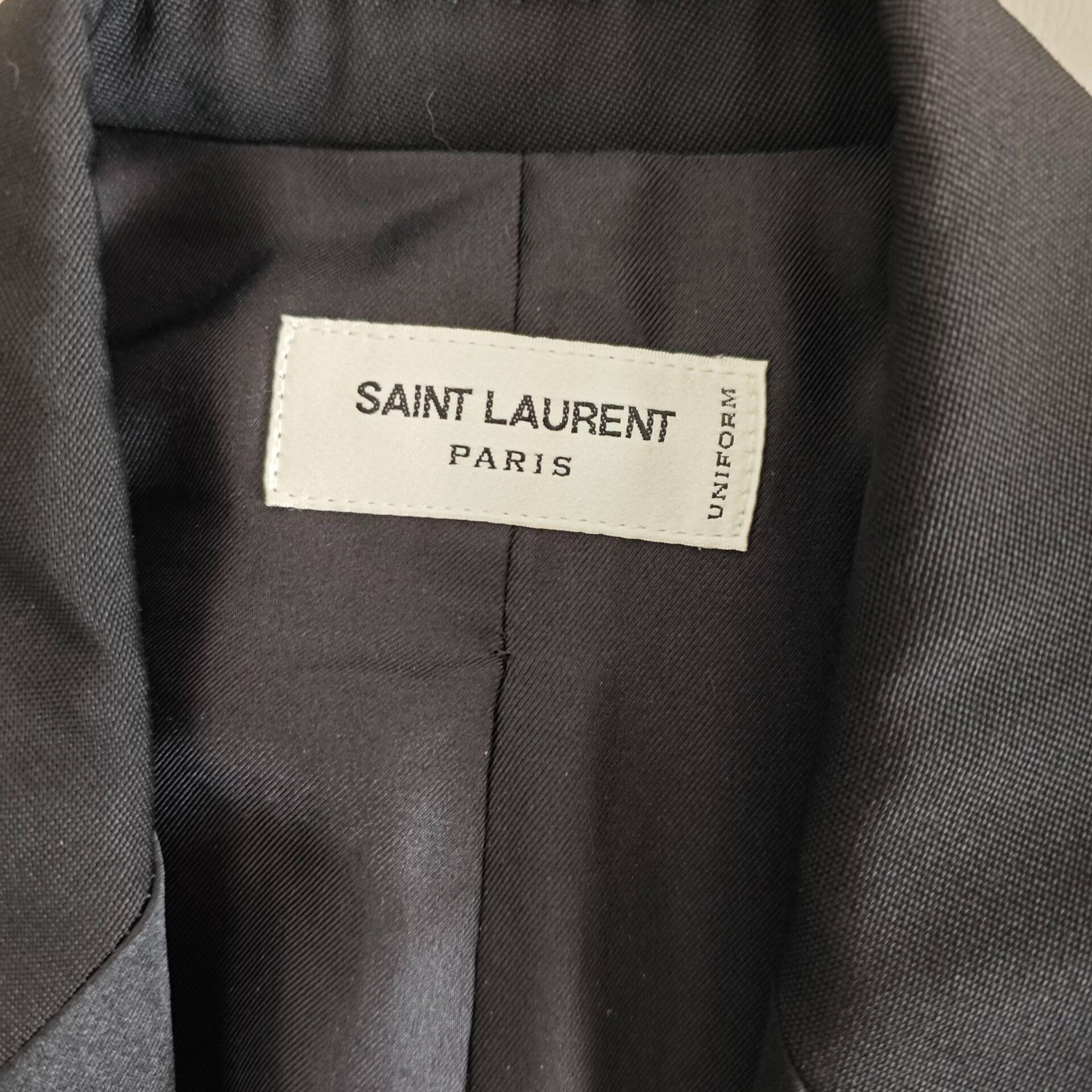 Yves Saint Laurent YSL Le Smoking Silk Peak Lapel Blazer 36 Size XS / US 0-2 / IT 36-38 - 3 Thumbnail
