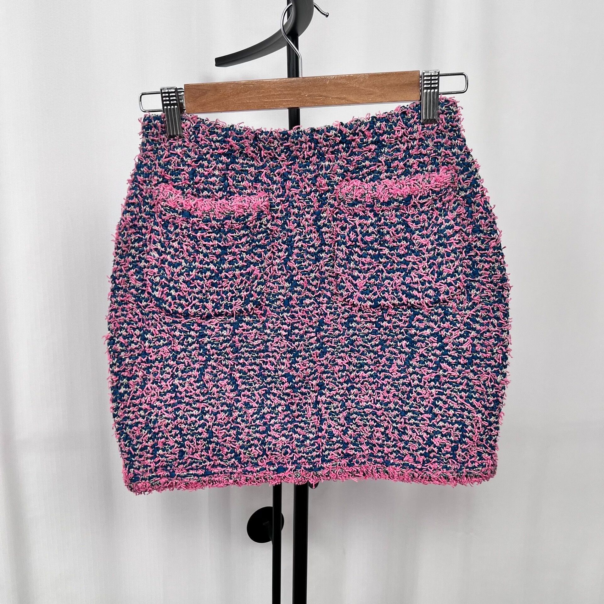 Chanel Chanel Multicolor Knit Skirt Size 36 Size 36" / US 14 / IT 50 - 2 Thumbnail