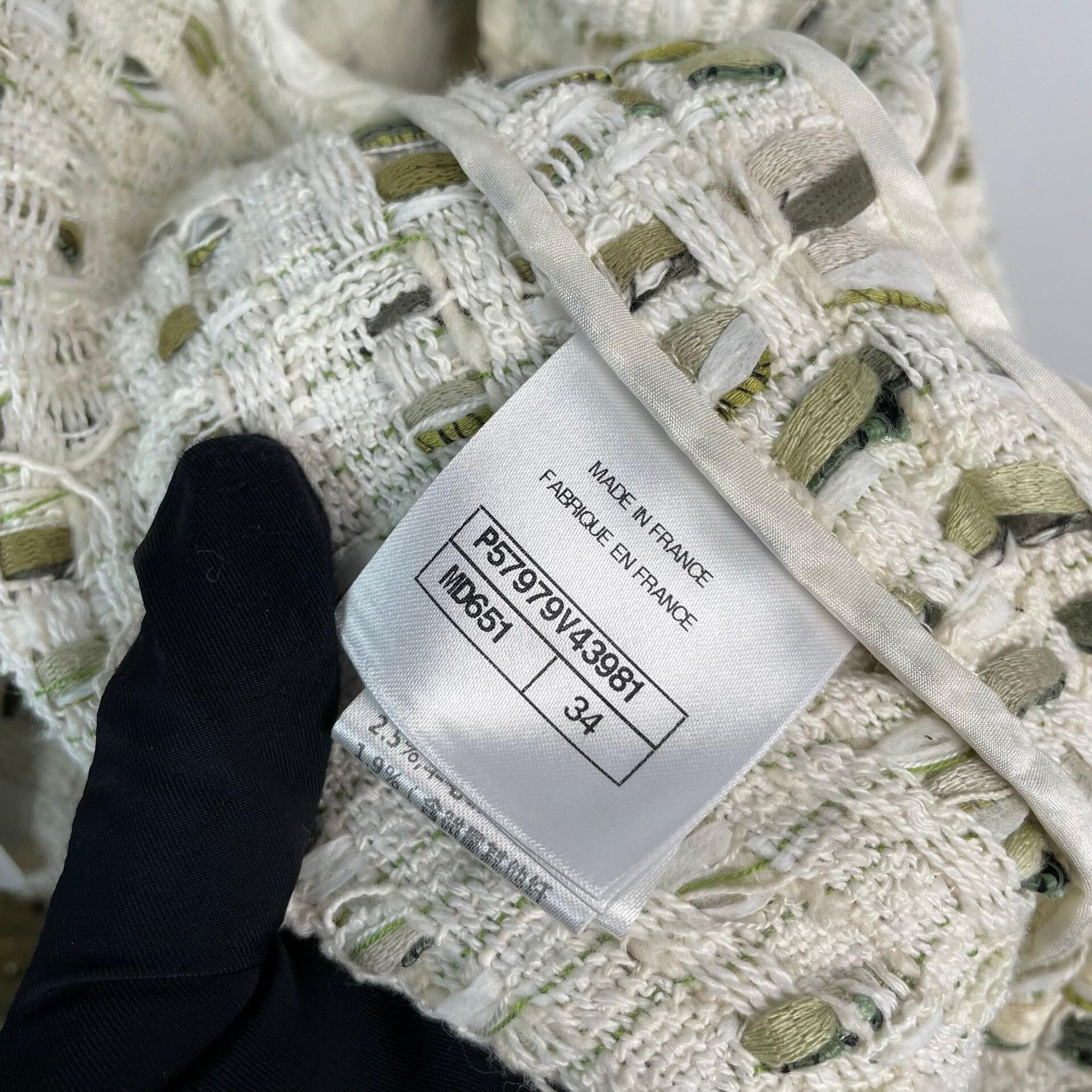 Chanel Chanel Greek Collection Yellow-Green Knit Robe Coat Size XXS / US 00 / IT 34 - 7 Thumbnail