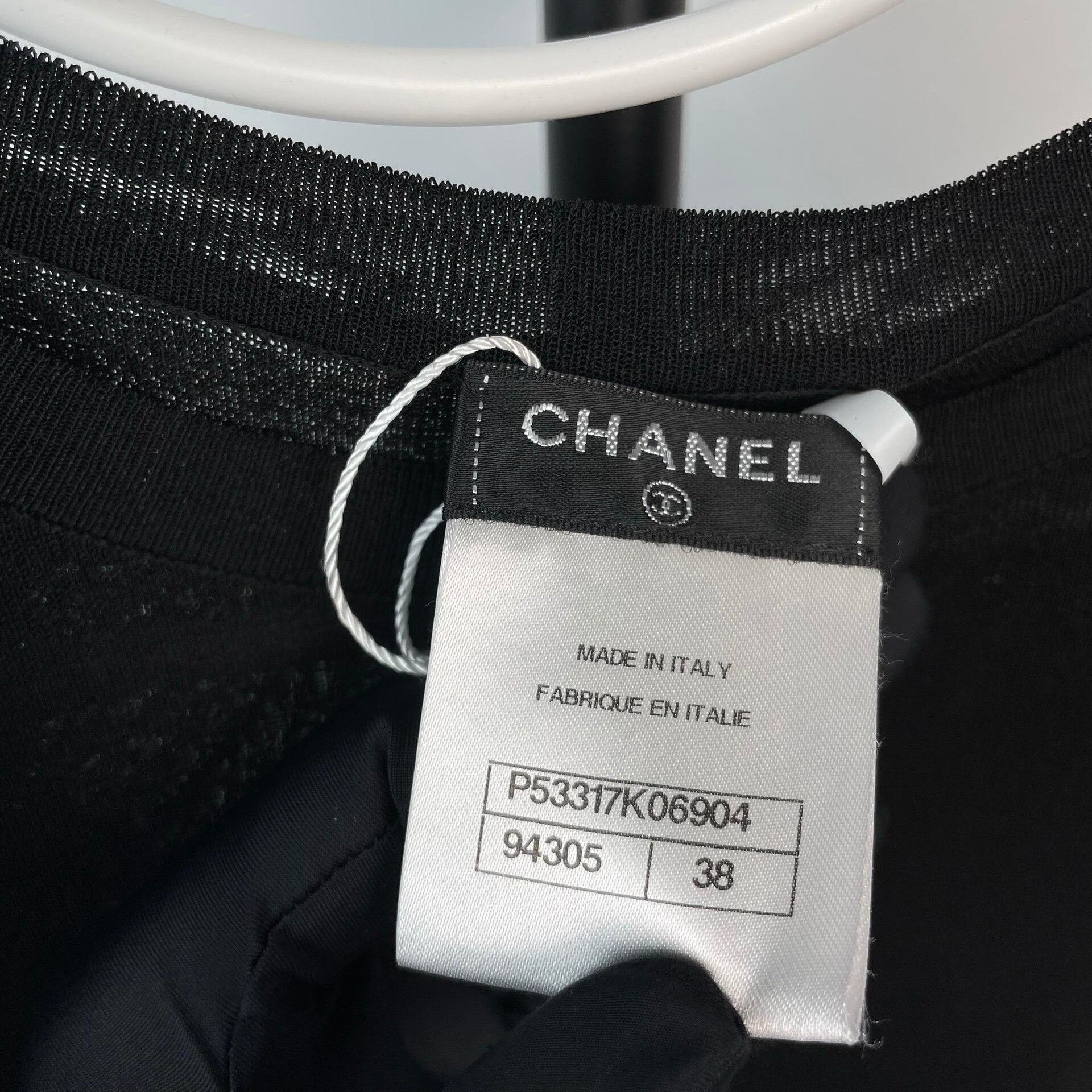 Chanel Chanel Black Irregular Knit Dress Size S / US 4 / IT 40 - 4 Thumbnail
