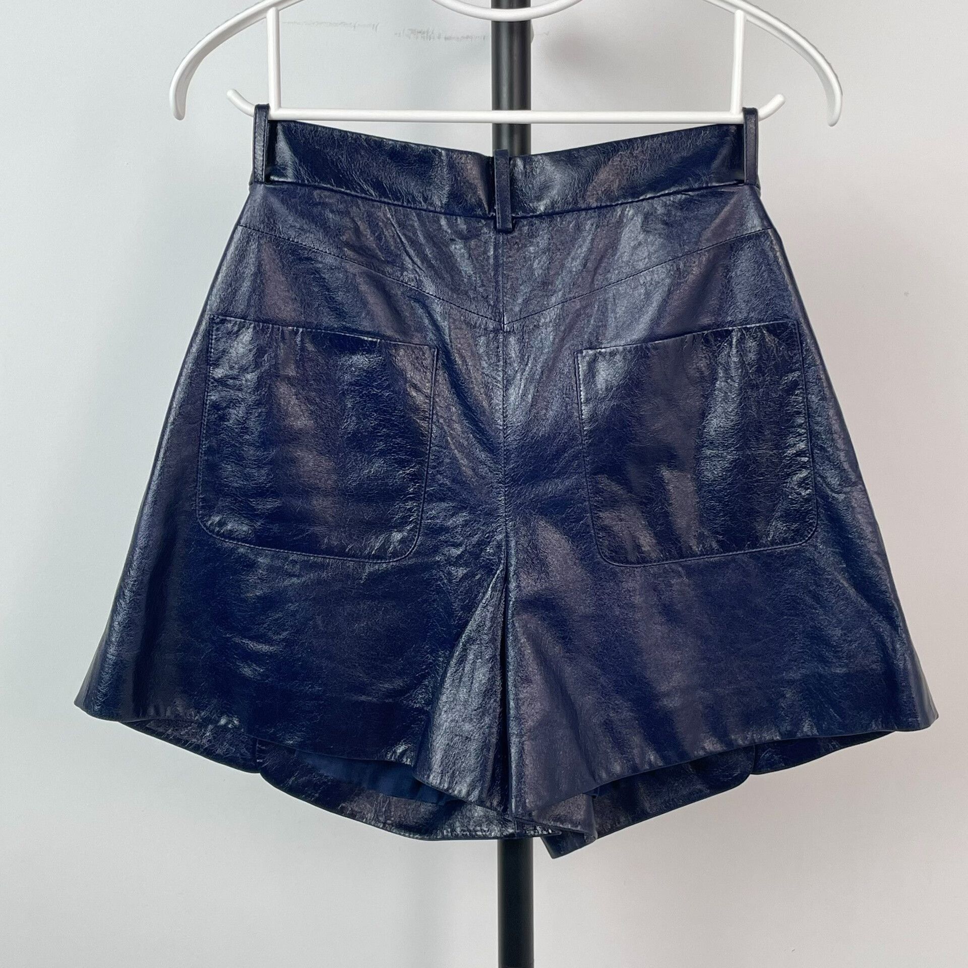 Chanel Chanel Egypt Series Dark Blue Shorts Skirt Size 38" / US 16 / IT 52 - 2 Thumbnail