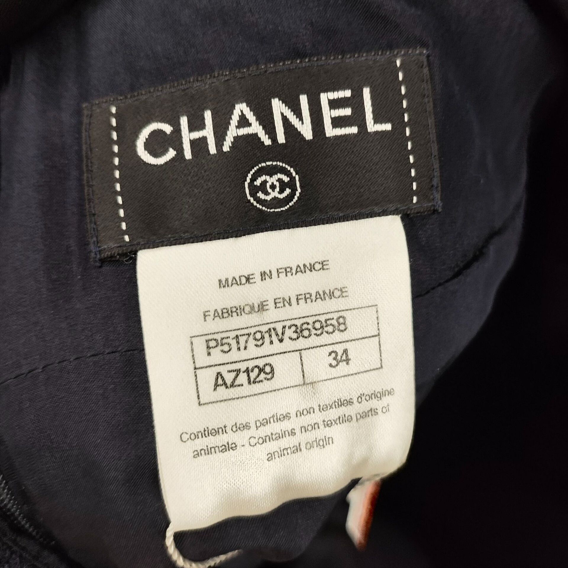 Chanel Chanel Salzburg Black Wool Skirt Size 34 Size 34" / US 12 / IT 48 - 4 Thumbnail