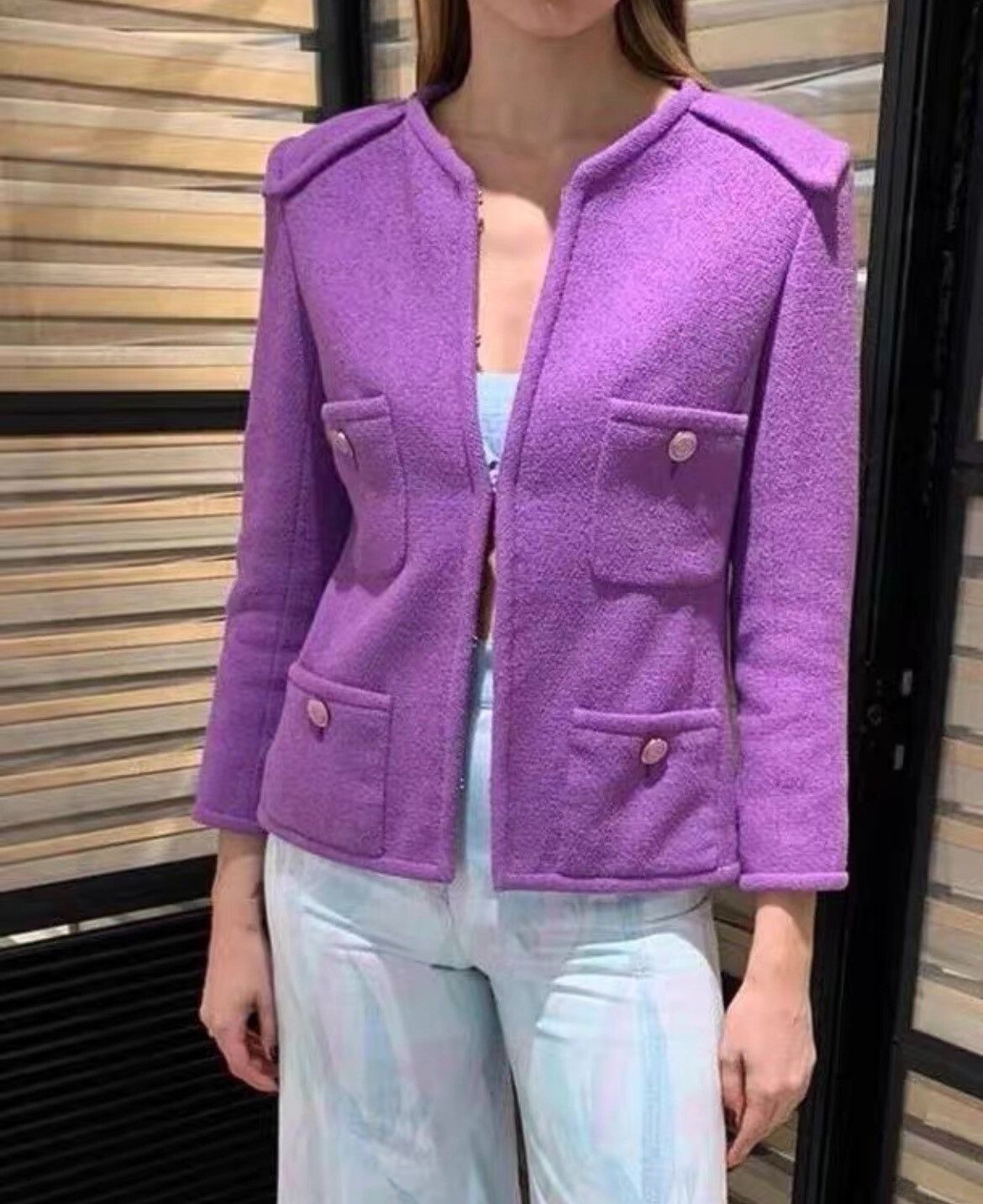 Chanel Chanel 20C Resort Classic Four-Pocket Tweed Jacket Size S / US 4 / IT 40 - 2 Thumbnail