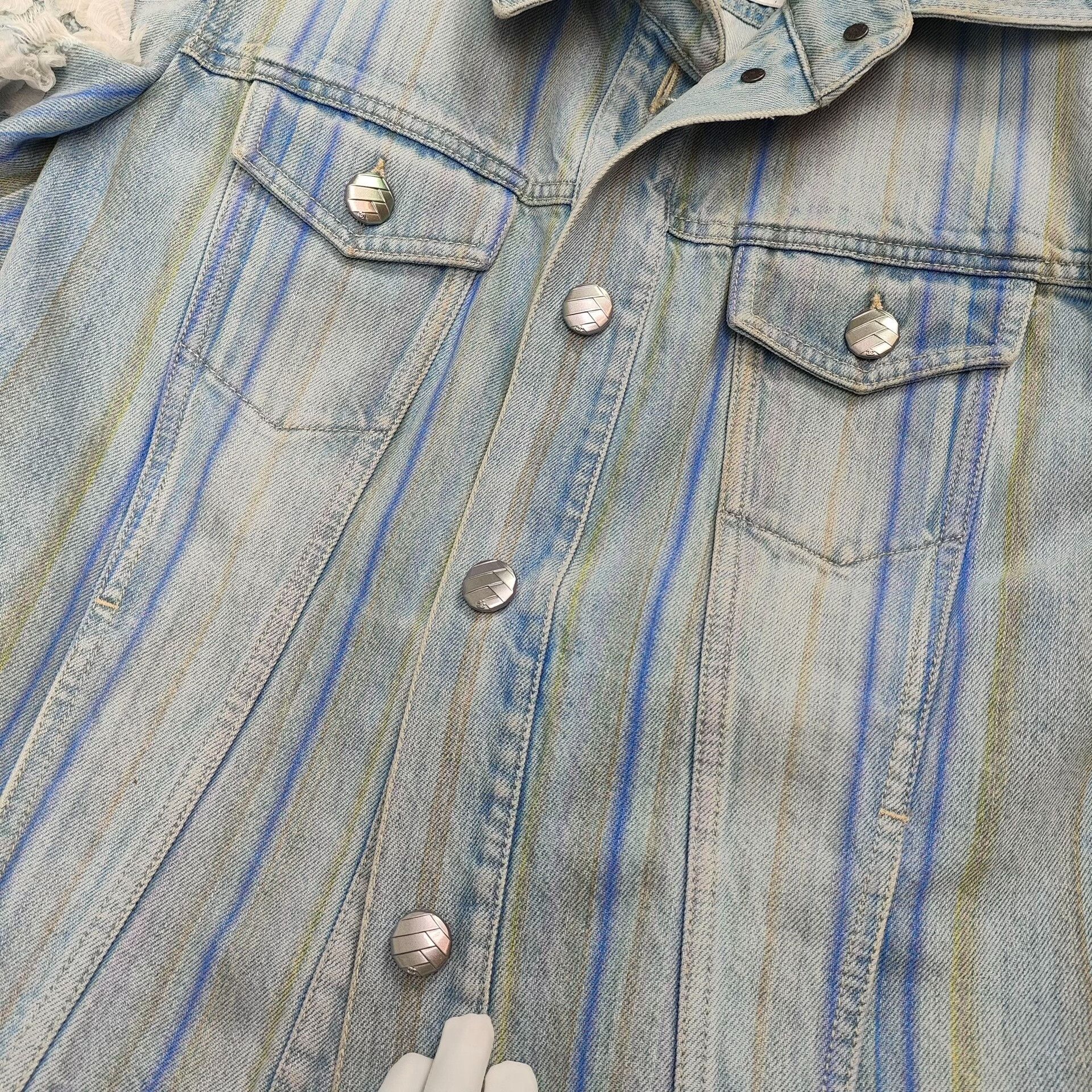 Chanel Chanel 18S Waterfall Denim Jacket Size XS / US 0-2 / IT 36-38 - 4 Thumbnail