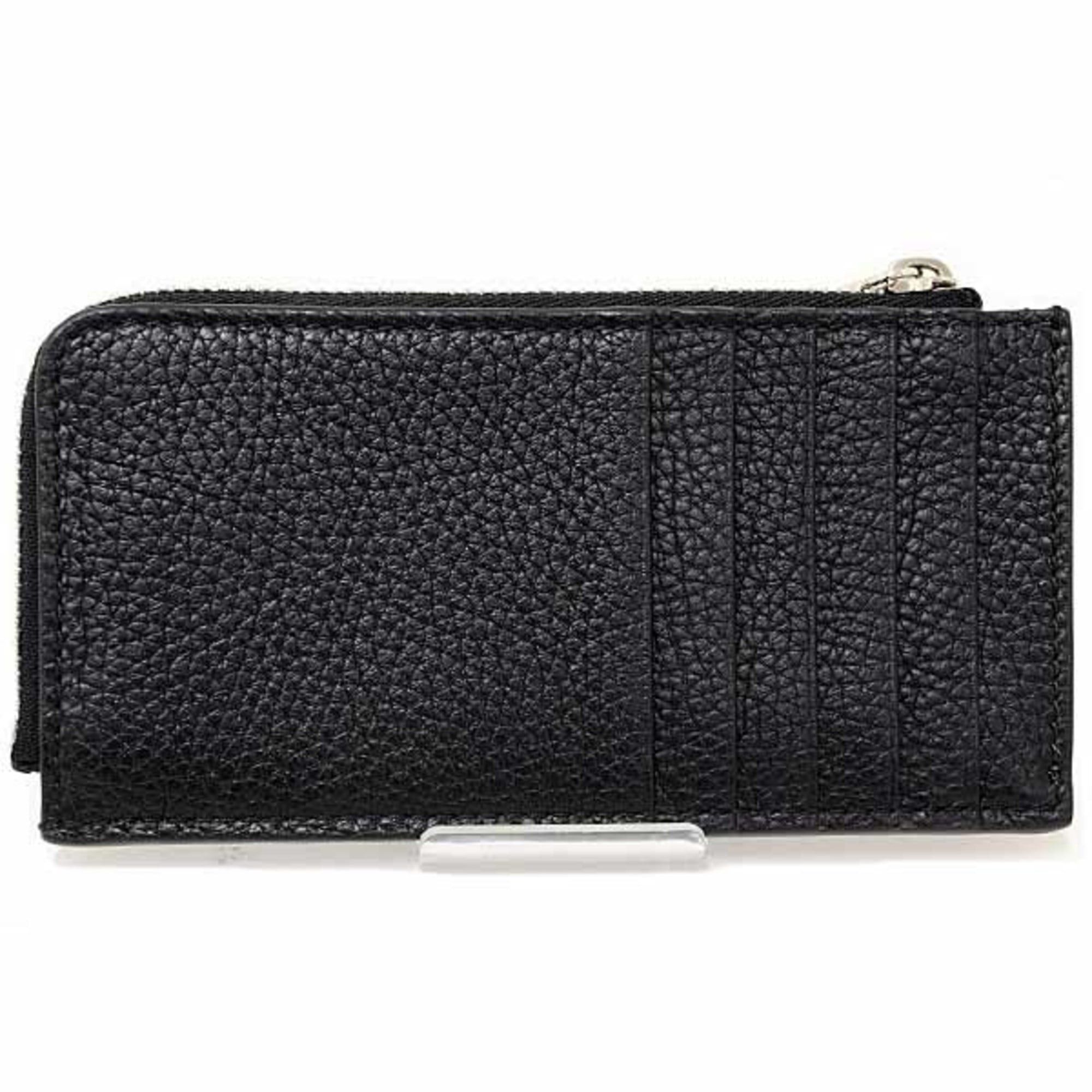 Gucci Gucci Zip Card Case Coin Fragment Black Grain Leather 835073 Unused Size ONE SIZE - 3 Thumbnail