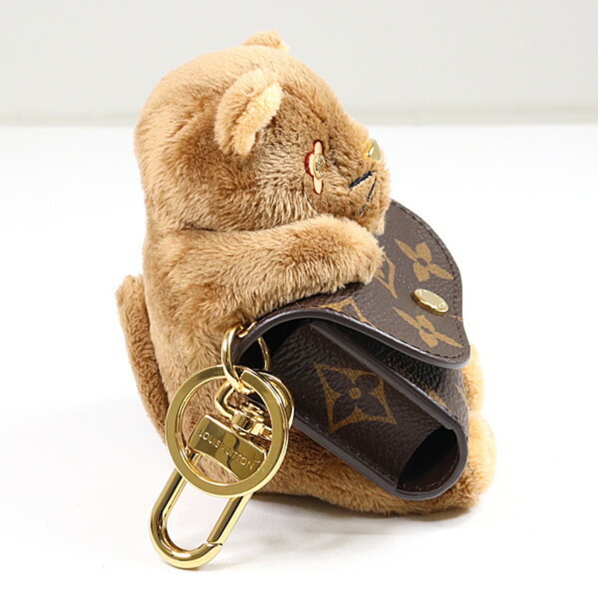 Louis Vuitton Louis Vuitton Bag Charm - LV Cute Monogram Cat Key Earphone Case M01561 Size ONE SIZE - 2 Thumbnail