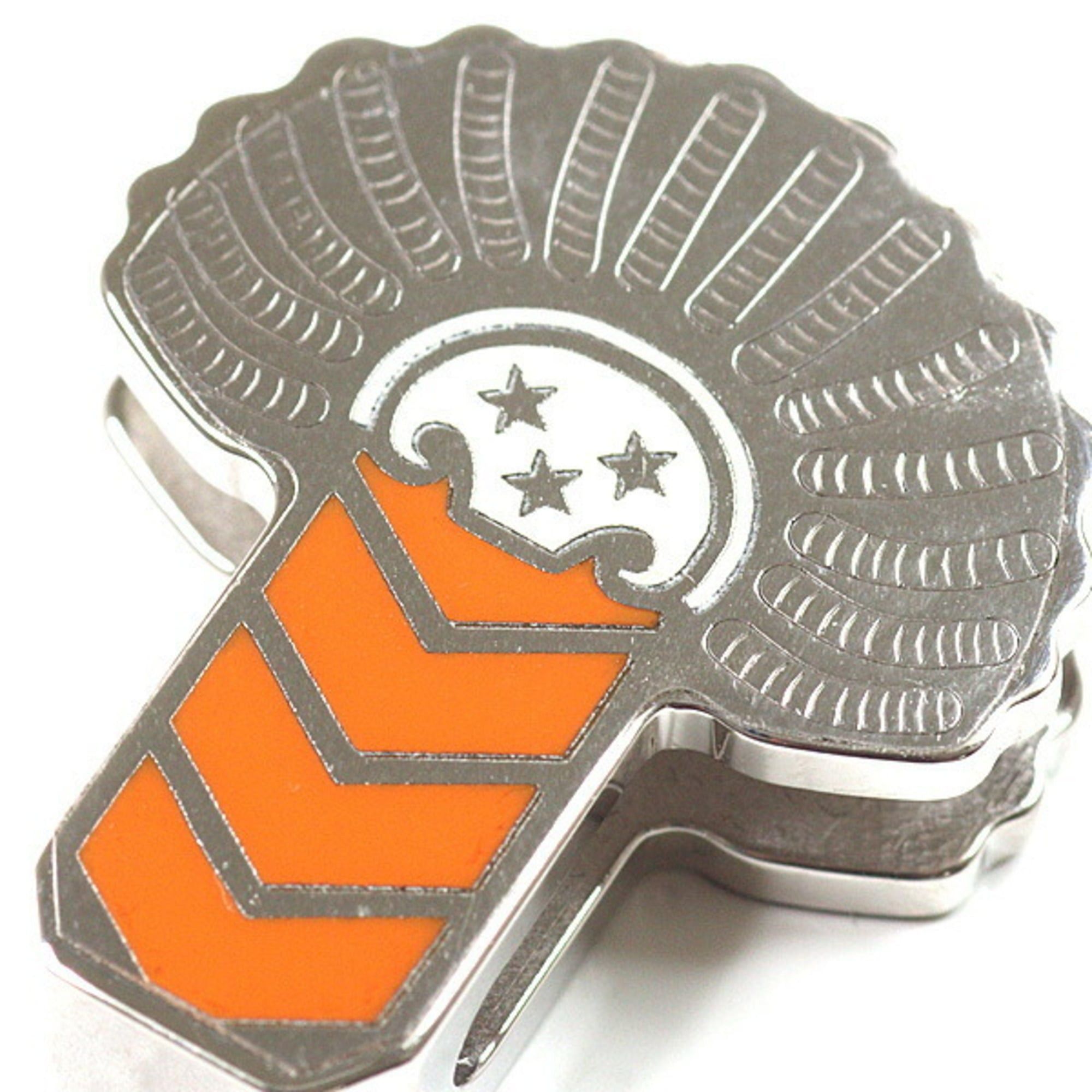 Hermes HERMES Scarf Ring Epaulette Metal Twilly Gaviroche Epaulet Silver/Orange/White Size ONE SIZE - 4 Thumbnail