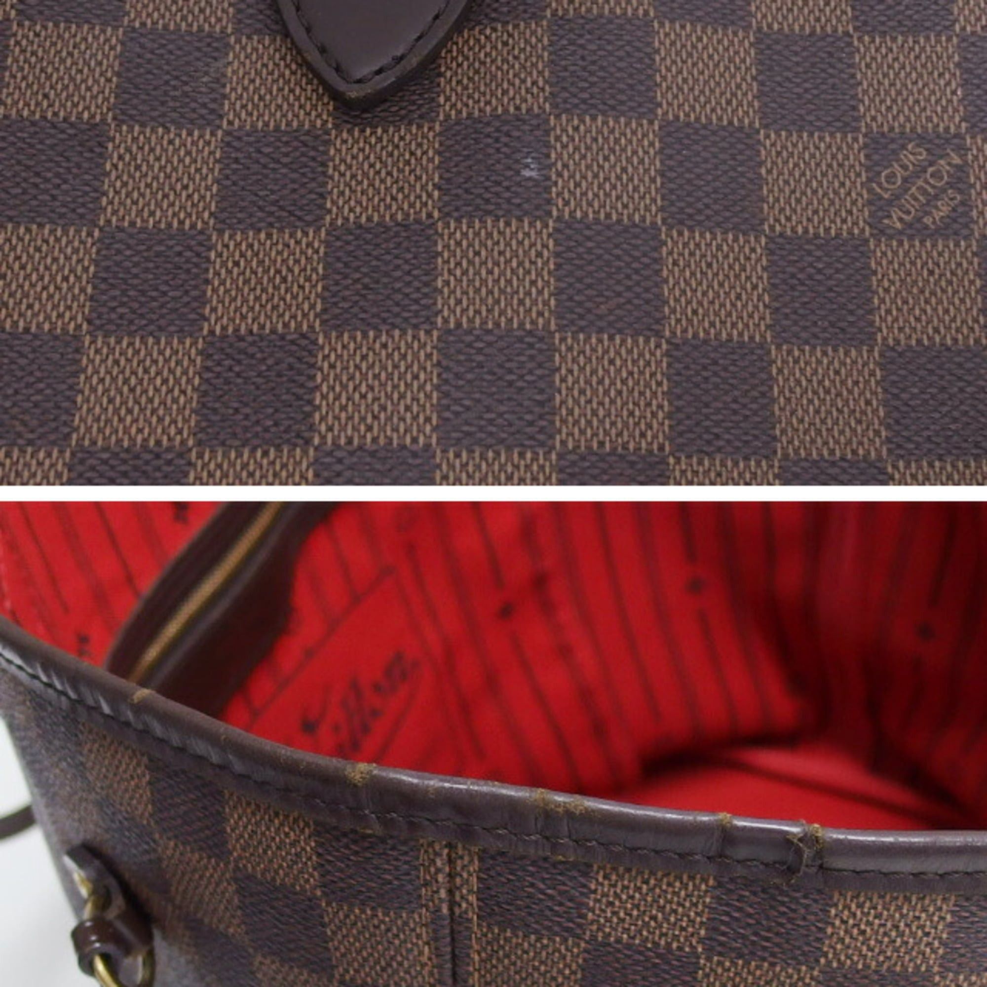 Louis Vuitton Louis Vuitton Damier Neverfull MM Tote Bag N51105 Size ONE SIZE - 6 Thumbnail