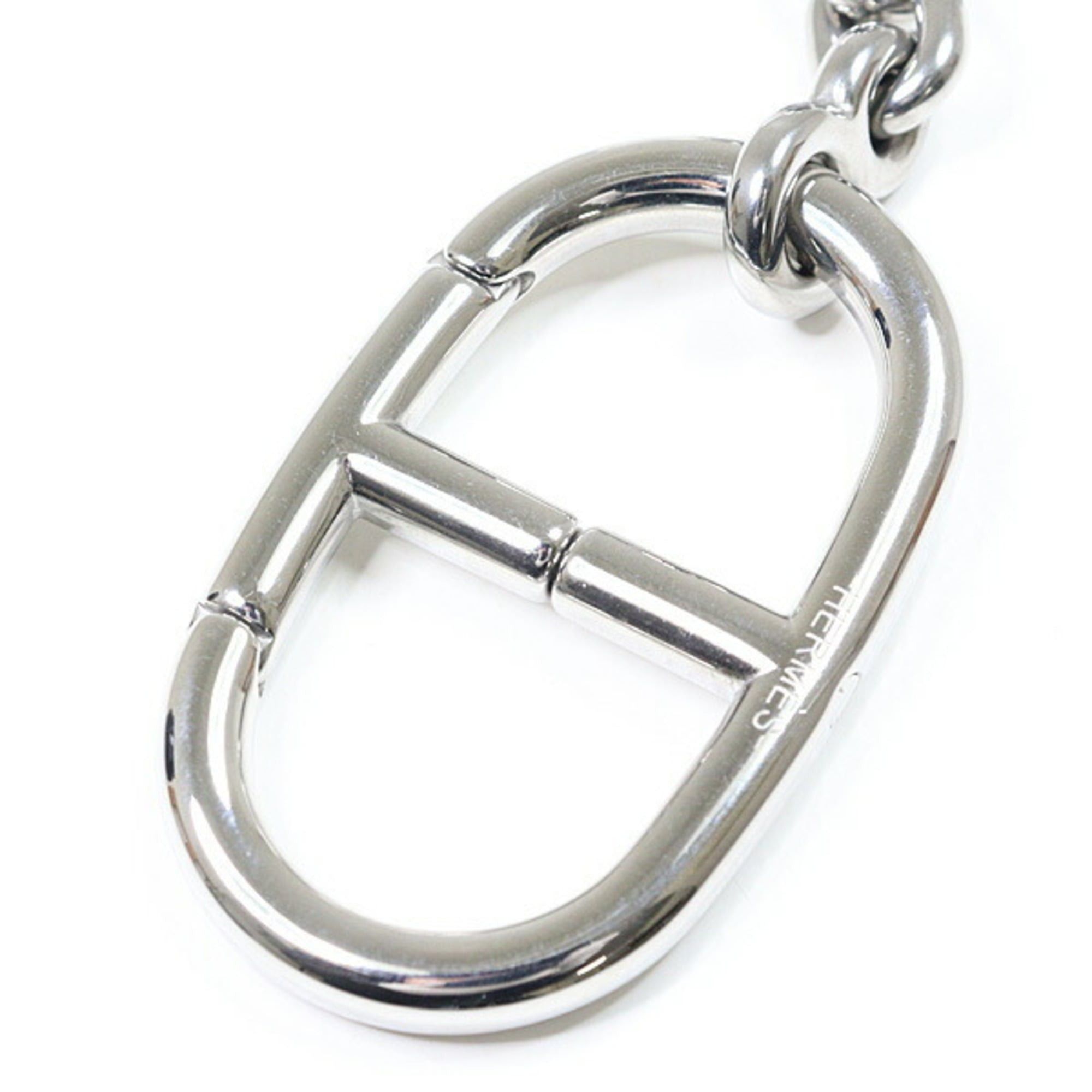 Hermes HERMES Keychain Chaine d'Ancre Metal Silvery Bag Charm Key Ring Size ONE SIZE - 3 Thumbnail