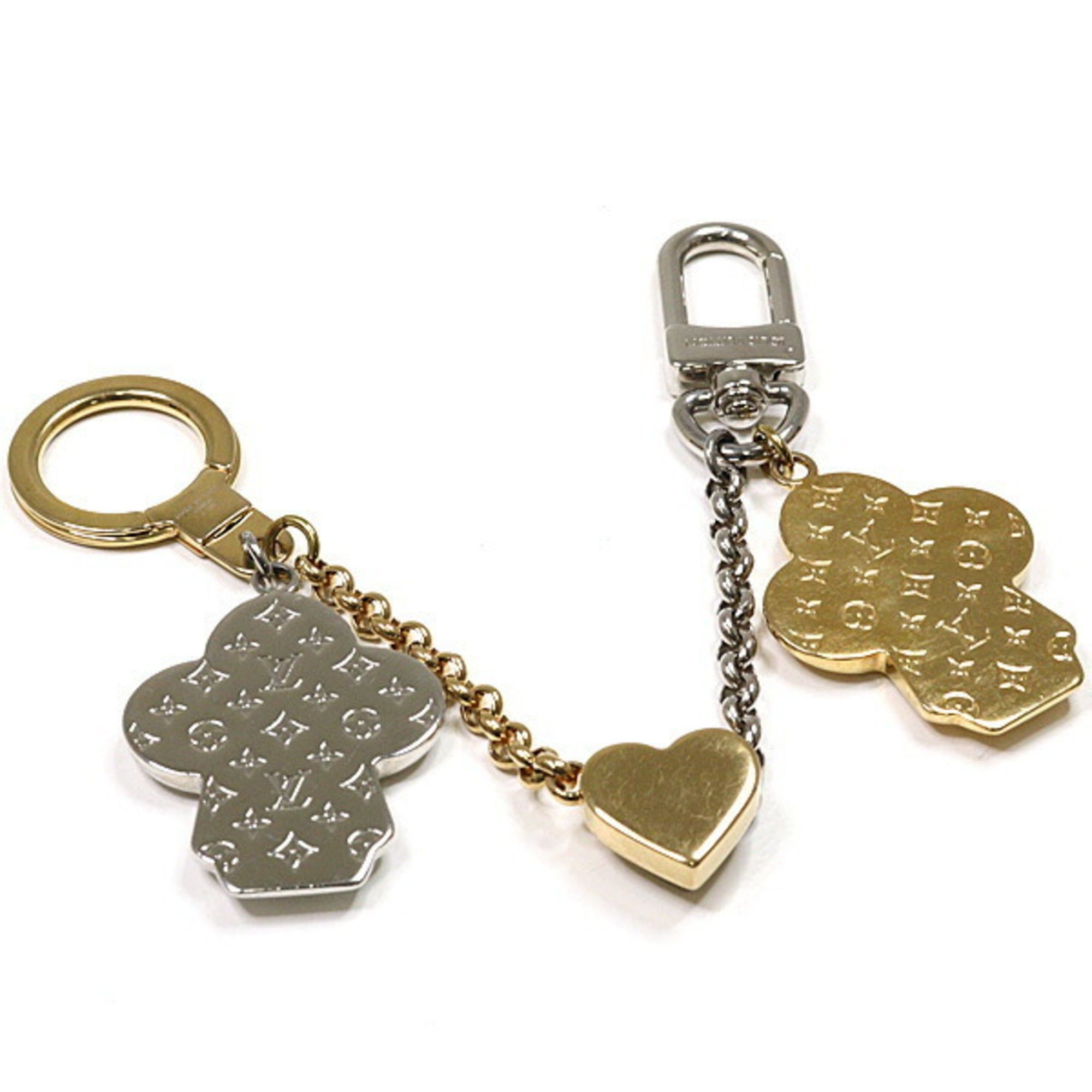 Louis Vuitton Louis Vuitton Chain Vivienne BFF Keychain Bag Charm Metal Gold/Silver M00835 Size ONE SIZE - 6 Thumbnail