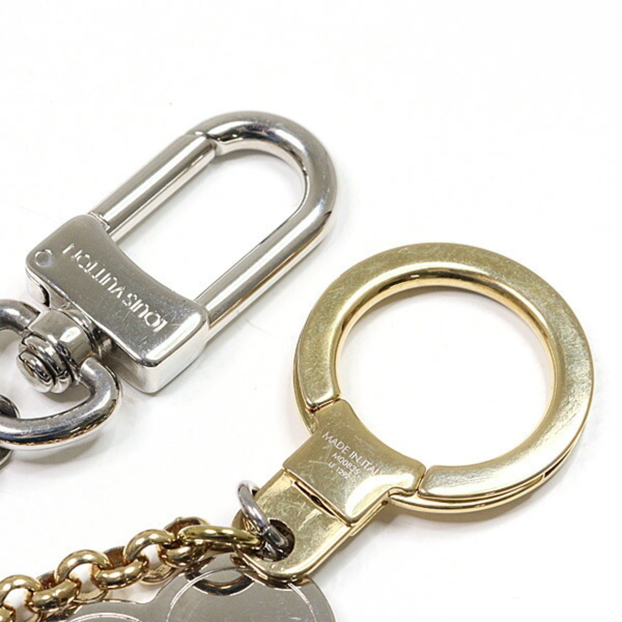 Louis Vuitton Louis Vuitton Chain Vivienne BFF Keychain Bag Charm Metal Gold/Silver M00835 Size ONE SIZE - 5 Thumbnail