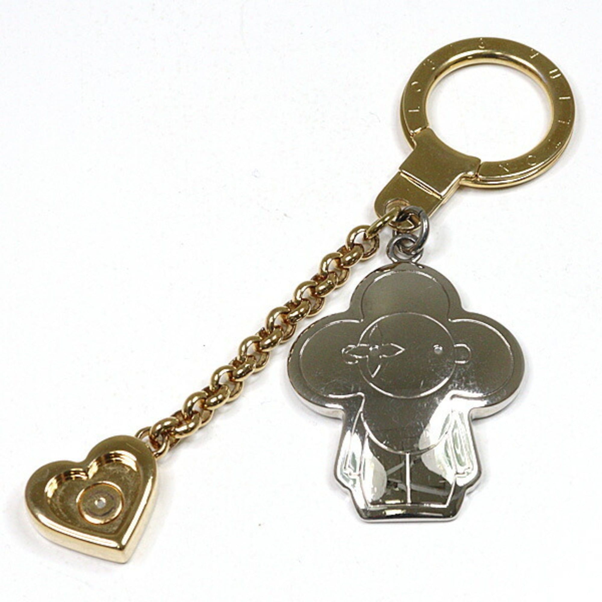 Louis Vuitton Louis Vuitton Chain Vivienne BFF Keychain Bag Charm Metal Gold/Silver M00835 Size ONE SIZE - 2 Thumbnail
