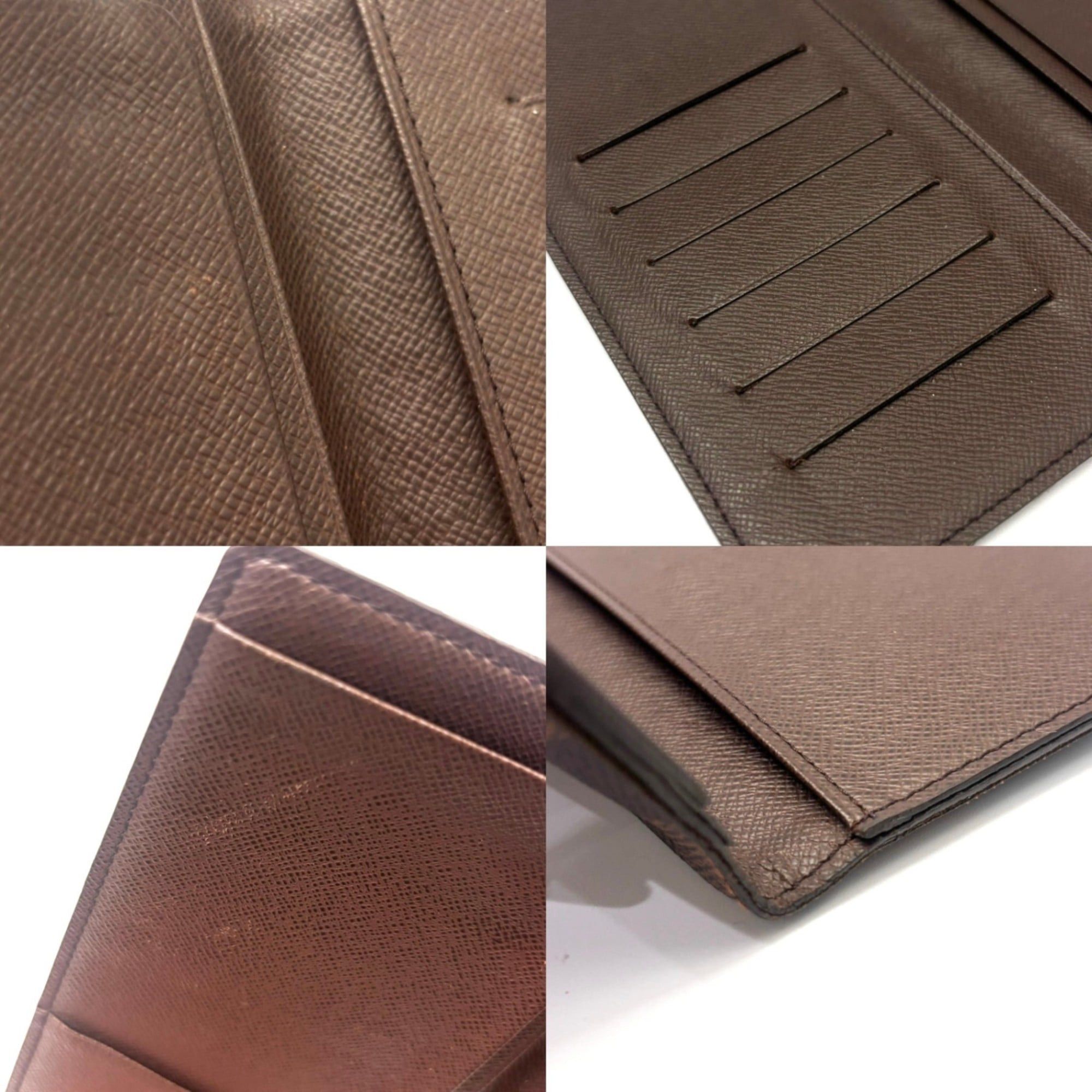 Louis Vuitton Louis Vuitton Porte Valeur Carte Credit Damier Ebene Brown Long Wallet N61823 LOUIS VUITTON Size ONE SIZE - 5 Thumbnail
