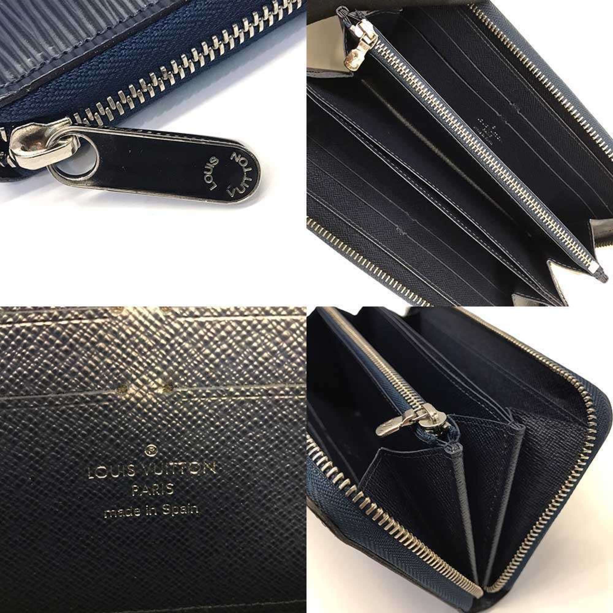 Louis Vuitton Louis Vuitton Zippy Wallet Epi Indigo Blue Navy M61873 LOUIS VUITTON Size ONE SIZE - 4 Thumbnail