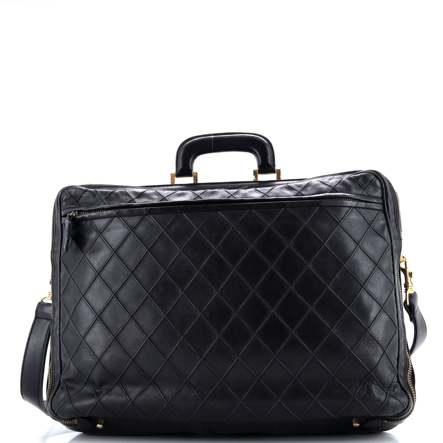 Chanel Vintage Diamond Stitch Weekender Size ONE SIZE - 3 Thumbnail