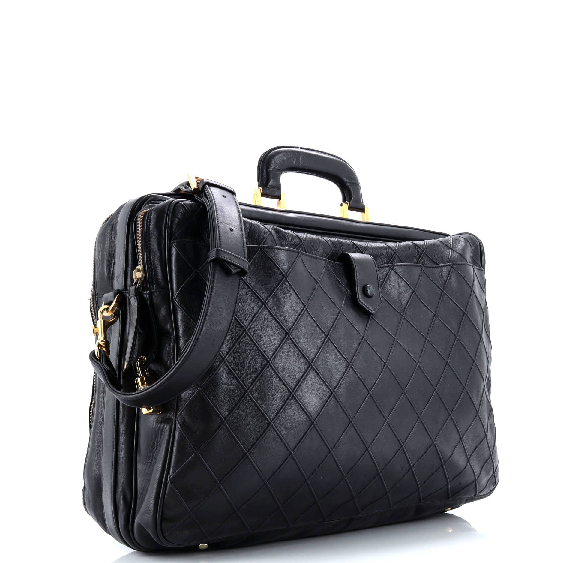 Chanel Vintage Diamond Stitch Weekender Size ONE SIZE - 2 Thumbnail