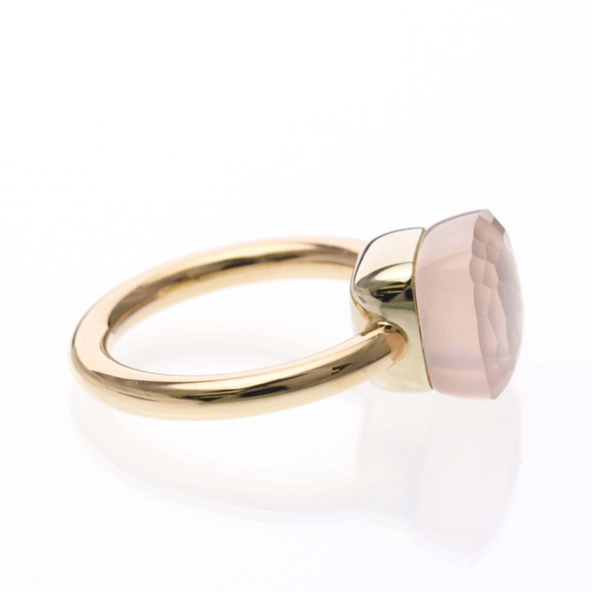Pomellato Pomellato Nudo Classic Ring Pink Gold (18K),White Gold (18K) Fashion Quartz Band Ring Pink Gold Size ONE SIZE - 2 Thumbnail