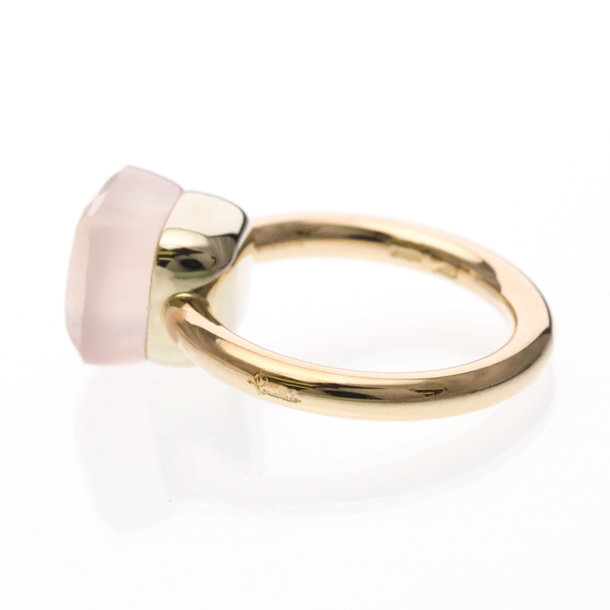 Pomellato Pomellato Nudo Classic Ring Pink Gold (18K),White Gold (18K) Fashion Quartz Band Ring Pink Gold Size ONE SIZE - 9 Thumbnail
