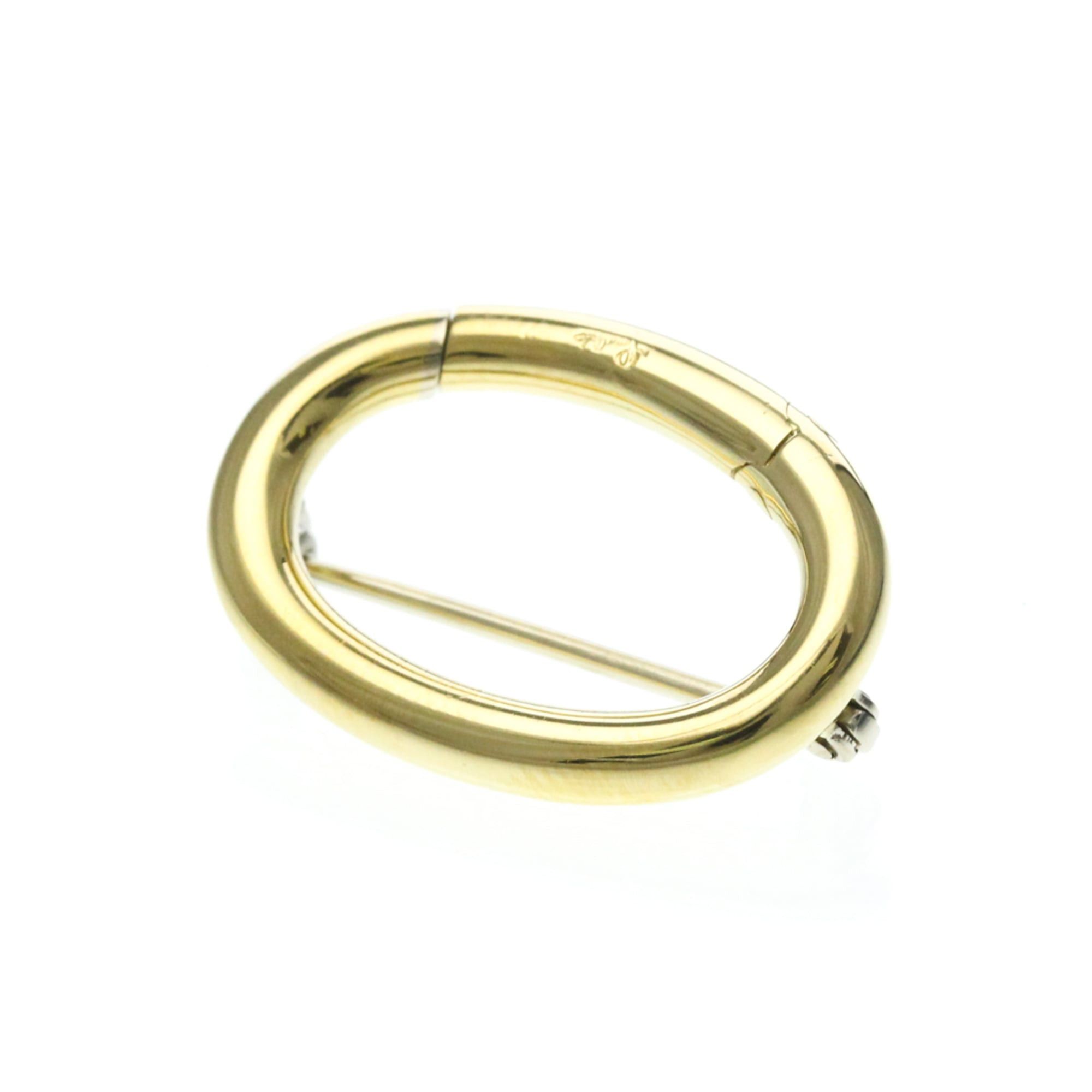 Pomellato Pomellato Circle Brooch Yellow Gold (18K) No Stone Brooch Gold Size ONE SIZE - 3 Thumbnail