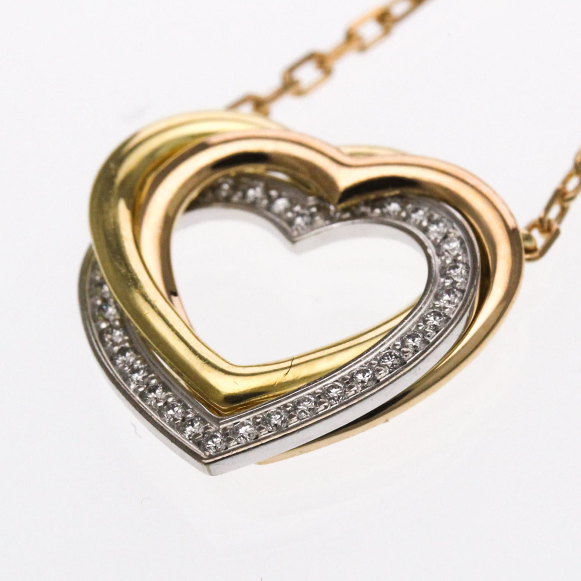 Cartier Cartier Trinity Diamond Necklace Yellow Gold (18K),Pink Gold (18K),White Gold (18K) No Stone Women,Men Fashion Pendant Necklace (Gold) Size ONE SIZE - 11 Thumbnail