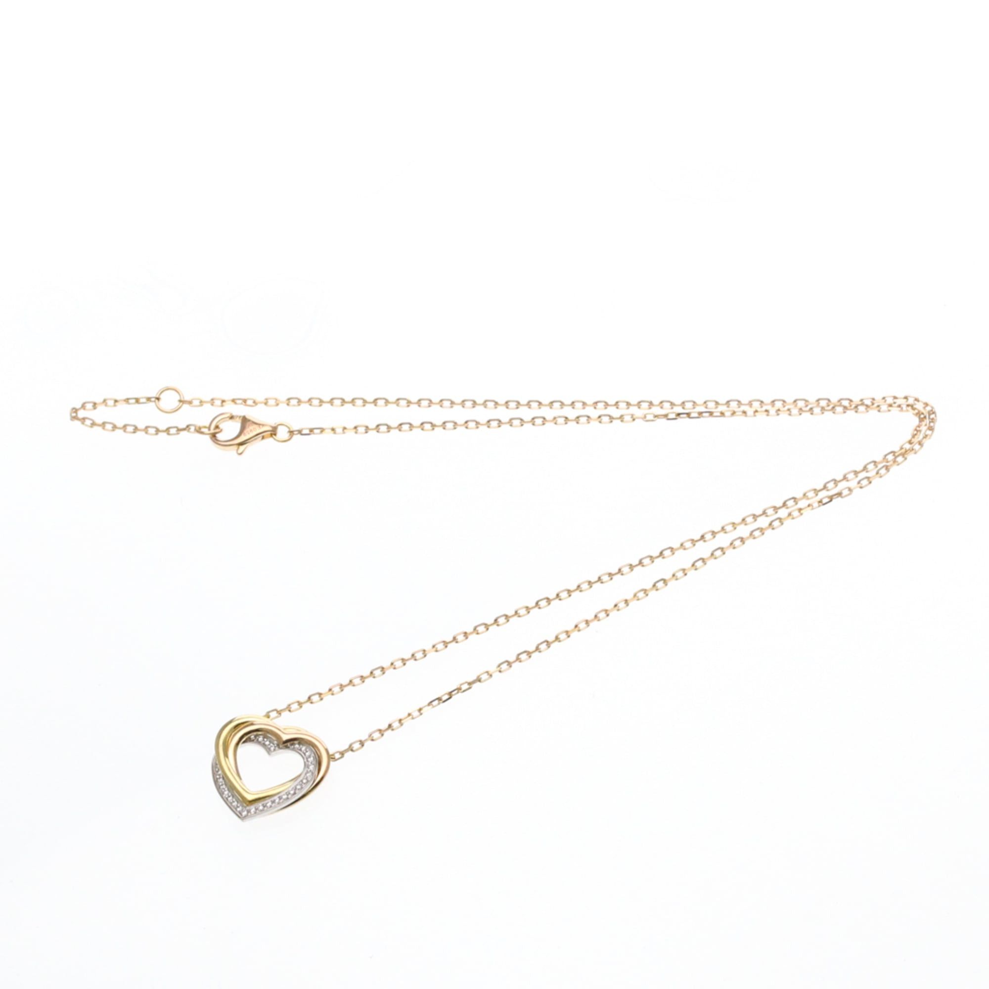Cartier Cartier Trinity Diamond Necklace Yellow Gold (18K),Pink Gold (18K),White Gold (18K) No Stone Women,Men Fashion Pendant Necklace (Gold) Size ONE SIZE - 6 Thumbnail