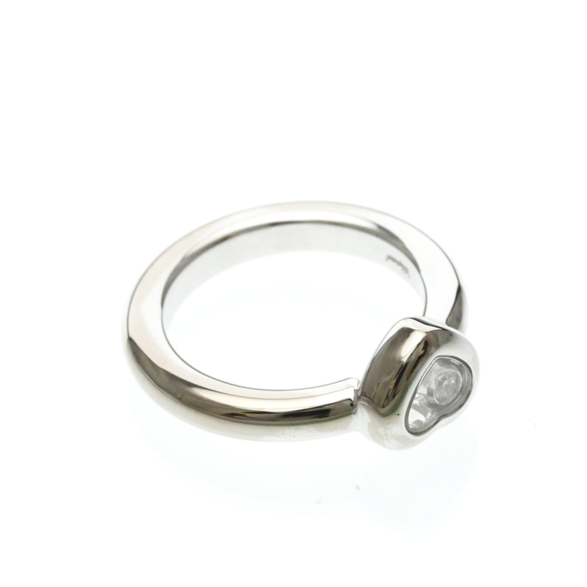 Chopard Chopard Happy Diamond Ring 82/2889 White Gold (18K) Fashion Diamond Band Ring Silver Size ONE SIZE - 7 Thumbnail
