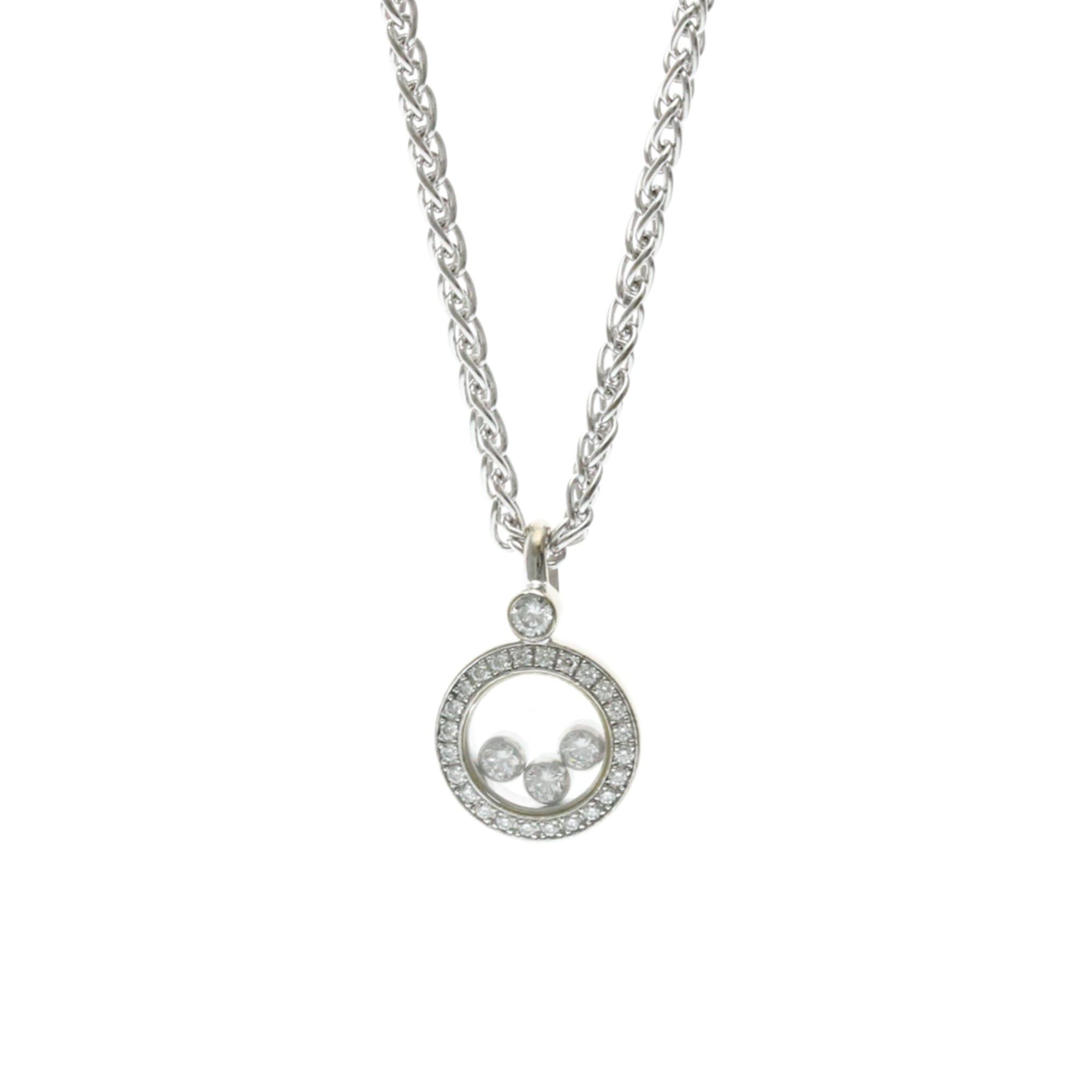 Chopard Chopard Happy Diamonds Necklace WG 793957 Product Condition Rank A Weight 11.8g Size ONE SIZE - 2 Thumbnail