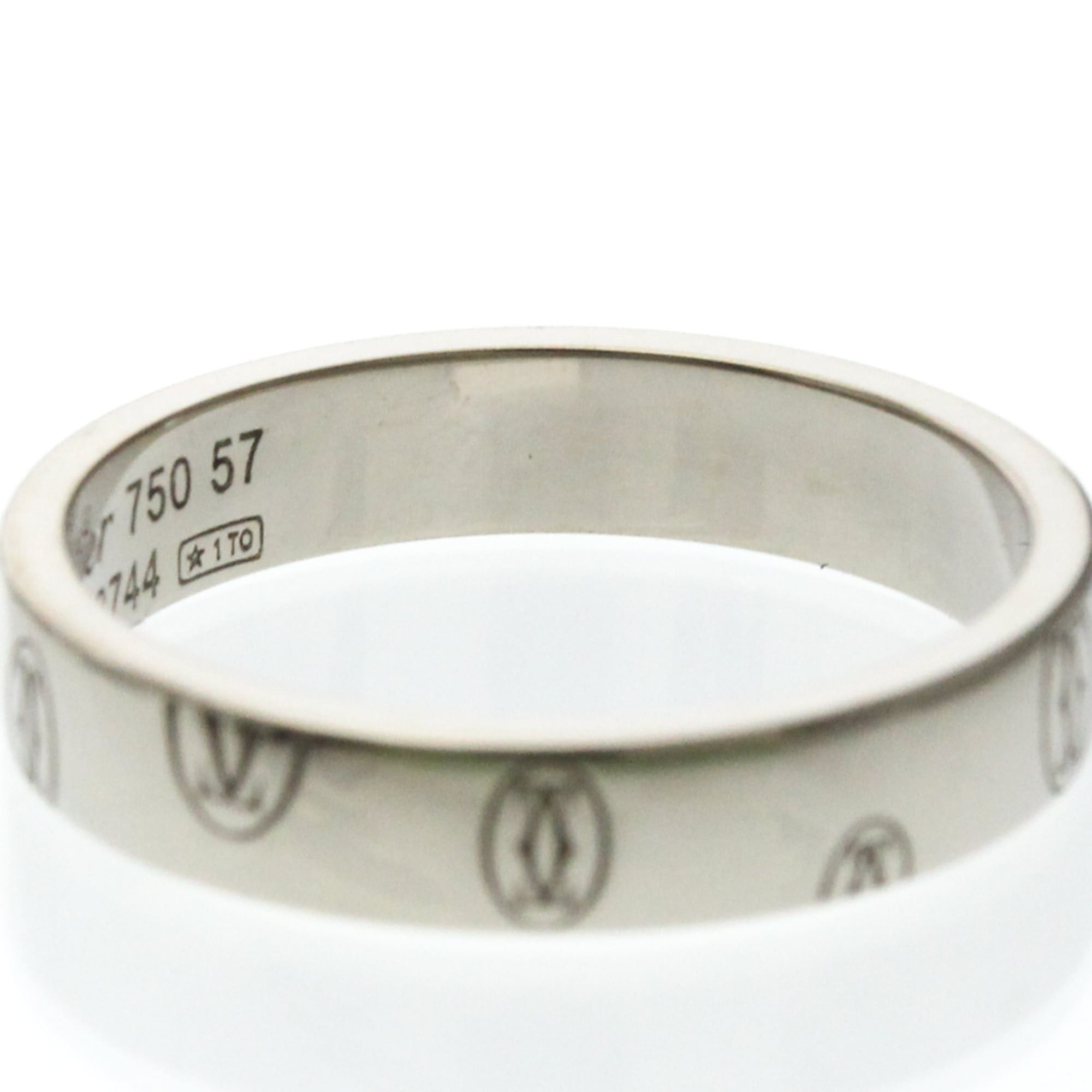 Cartier Cartier Happy Birthday White Gold (18K) Fashion Diamond Band Ring Silver Size ONE SIZE - 7 Thumbnail