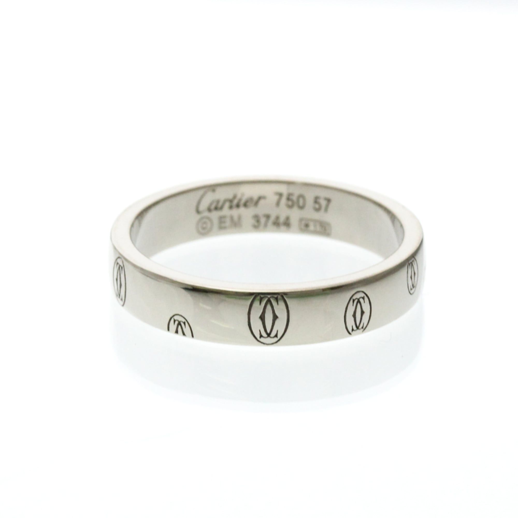 Cartier Cartier Happy Birthday White Gold (18K) Fashion Diamond Band Ring Silver Size ONE SIZE - 9 Thumbnail